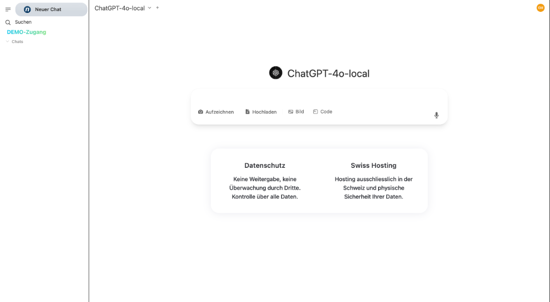 Schweizer KI Chatbot Swiss-Cloud
